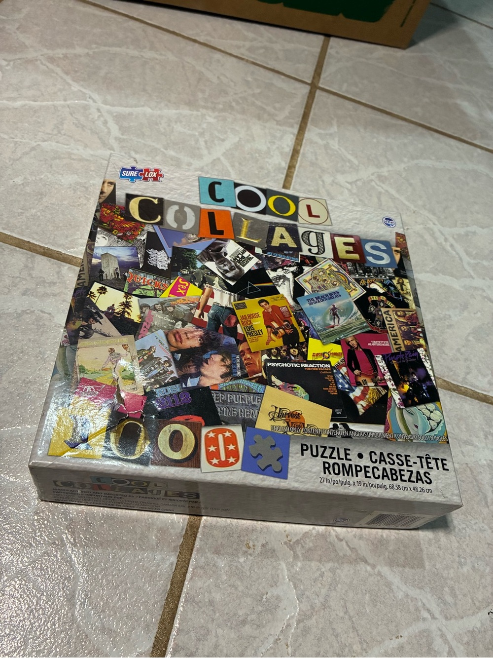 Cool Collages 1000-Piece Puzzle - Music theme